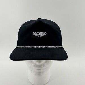 MELIN CORONADO BRICK HYDRO PERFORMANCE SNAPBACK HAT BLACK